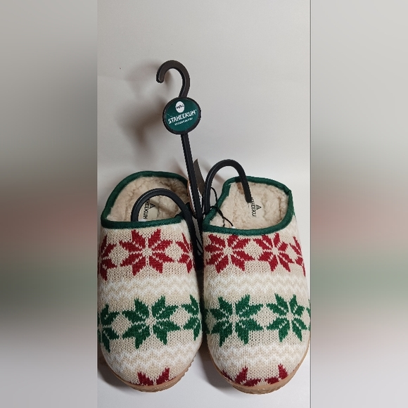 Unisex Graphic Holiday Party Slipper - Oat - Picture 3 of 8